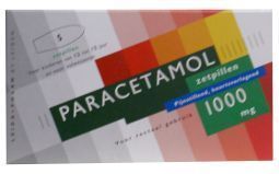 Leidapharm Paracetamol zetpil volwassene 1000 mg - 5 stuks