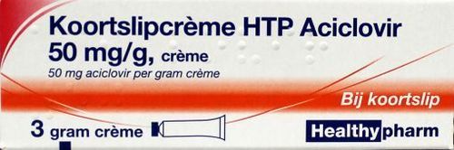 Healthypharm Koortslip crème aciclovir - 3 gram