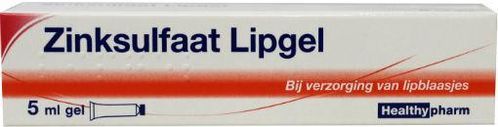 Healthypharm Zinksulfaatgel lipgel 1mg/g - 5 gram