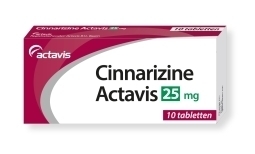 Cinnarizine 25 mg Actavis - 30 tabletten