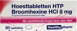 Healthypharm Broomhexine hoesttablet 8 mg - 30 tabletten