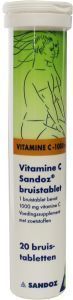 Sandoz vitamine-C 1000 mg - 20 bruistabletten