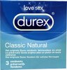 Durex condooms classic natural - 3 stuks