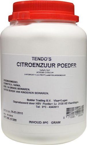 Citroenzuur (Acidum Citricum) - 800 gram