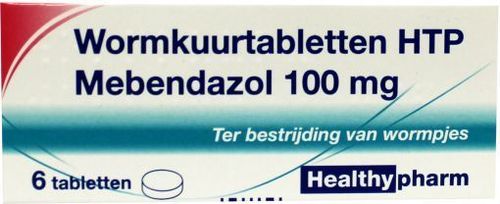 Healthypharm Mebendazol anti-wormtabletten 100 mg - 6 stuks