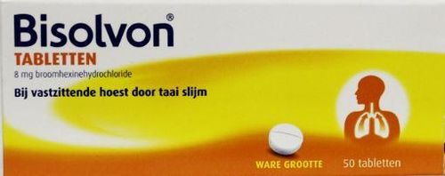 Bisolvon tabletten 8 mg - 50 stuks