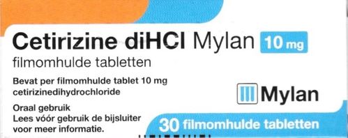 Cetirizine Mylan 10mg - 30 tabletten