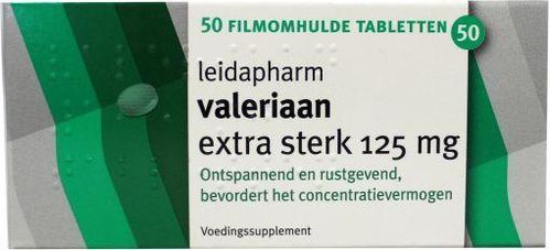 Leidapharm Valeriaan 125 mg - 50 tabletten