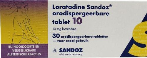 Sandoz Loratadine 10 mg - 30 smelttabletten