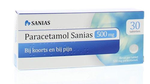 Paracetamol 500 mg Sanias - 30 tabletten