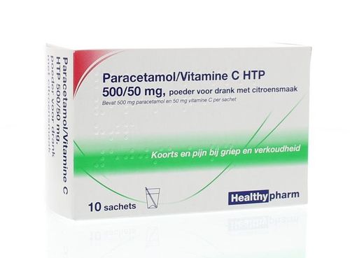 Healthypharm Paracetamol & vitamine C - 10 sachets