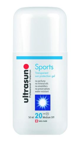 Ultrasun Sports gel SPF 20 - 50 ml