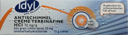 Idyl antischimmelcrème terbinafine HCL 10mg/g - 15 gram