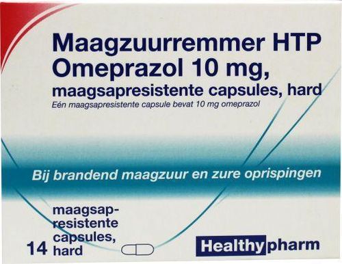 Healthypharm Omeprazol 10 mg - 14 maagsapresistente capsules