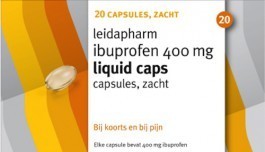 Leidapharm Ibuprofen 400mg Liquid Caps - 20 capsules