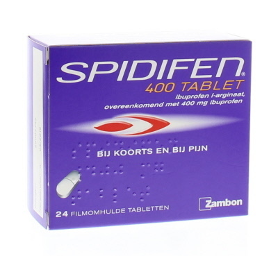 Spidifen 400 mg tablet - 24 stuks