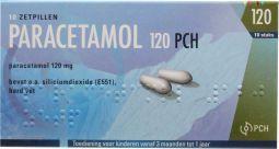 Paracetamol zetpil 120 mg PCH - 10 zetpillen