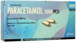Paracetamol zetpil 1000 mg PCH - 10 zetpillen