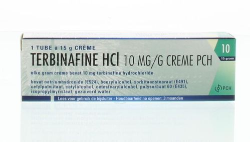 Terbinafine creme 10 mg/g TEVA - 15 gram