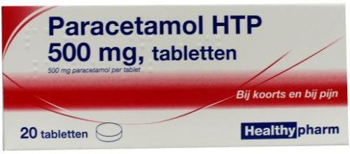 Healthypharm Paracetamol 500 mg - 20 tabletten