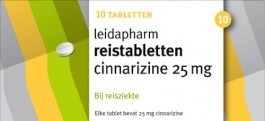 Cinnarizine  25 mg Leidapharm - 10 tabletten