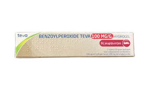 Benzoylperoxide hydrogel 10% TEVA - 30 gram