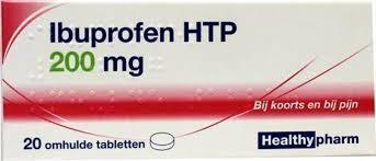 Ibuprofen 200 mg Healthypharm suikervrij - 20 tabletten