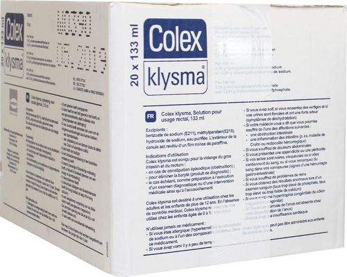Colex klysma 133 ml - 20 stuks