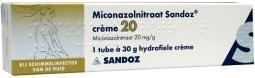Miconazolnitraat creme 20mg/g Sandoz - 30 gram