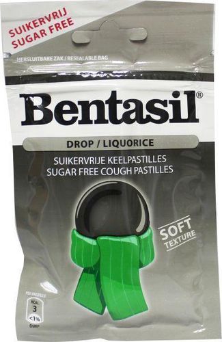 Bentasil drop suikervrije keelpastilles - 32 gram