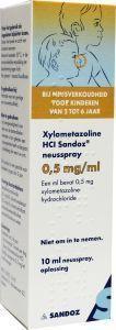Sandoz Xylometazoline 0,5 mg/ml neusspray - 10 ml