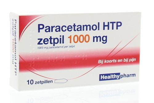 Paracetamol 1000 mg HTP - 10 zetpillen
