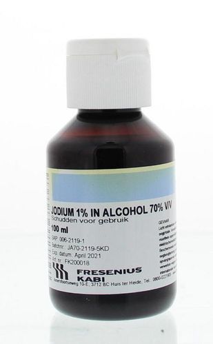 Jodiumtinctuur 1% (tinctura iodii) -100 ml