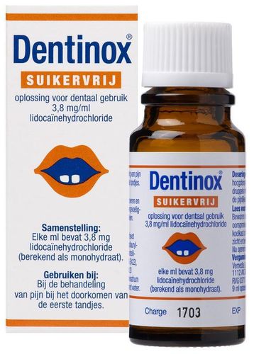 Dentinox suikervrij - 9 ml