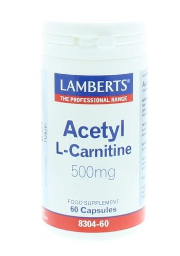 Lamberts Acetyl l-carnitine 500 mg - 60 capsules