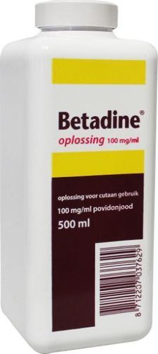 Betadine Jodium oplossing - 500 ml